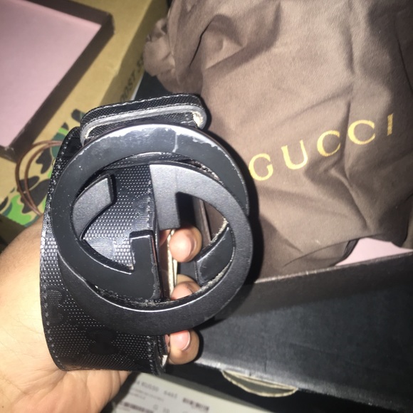 Gucci belt 100% authentic size 42 - Picture 2 of 2